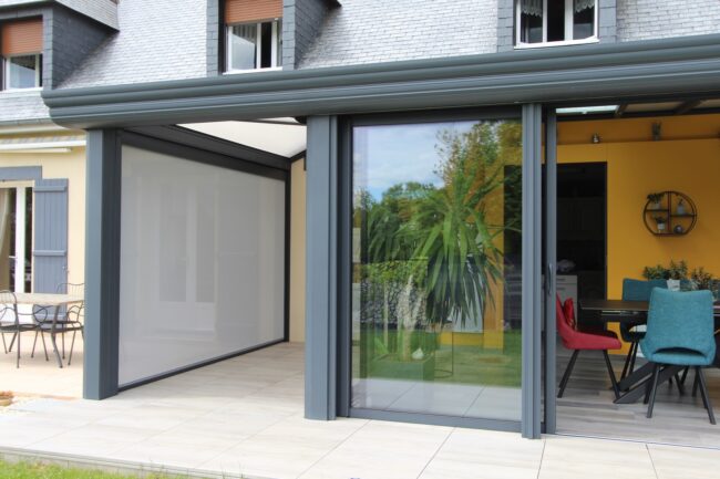 PRODUIT - PERGOLA EVOLUTIVE - ALUGLASS